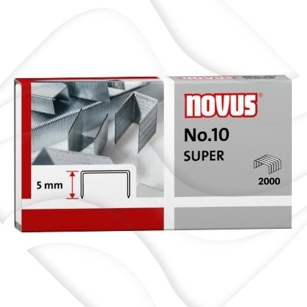 Zszywki Novus No.10 2x1000szt. 040-0179