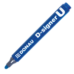 Marker Permanentny Donau D-Signer U Okrągły Niebieski