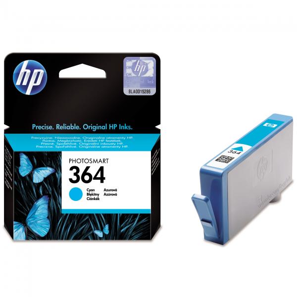 HP 364 [CB318EE] 5510/6510/7510/C5380/D5460 Cyan (Oryg.)