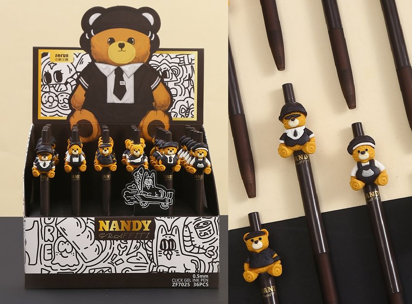 Długopis Żelowy Aut. 0.5 Miś (szt.)