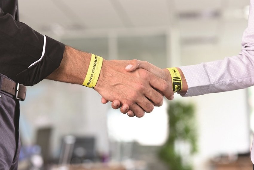 Etykiety Identyfikacyjne Na Rękę Poliestrowe 265x18 mm 100 szt. Żółte Avery L4001-10