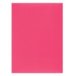 Teczka Z Gumką Office Products Karton A4 300Gsm 3-Skrz. Różowa