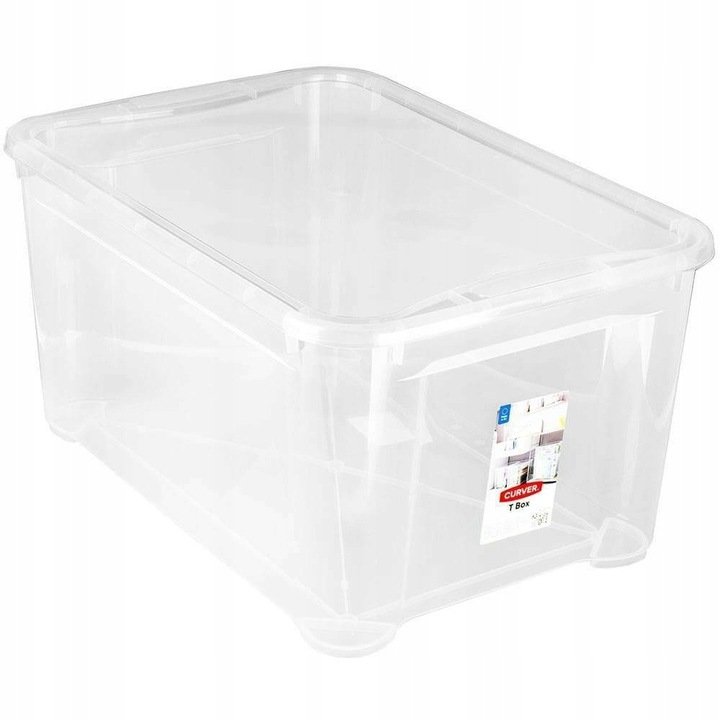 Pojemnik 47L z Przykrywką Box Transparentny / Curver 254724