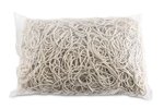 Gumki Recepturki Office Products Średnica 80mm 15X15mm 60% Kauczuku 1000G Zgrzewka Białe
