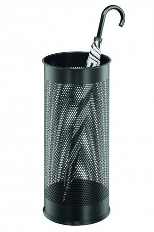 Stojak na Parasole Metalowy Okrągły Czarny /Durable 335001