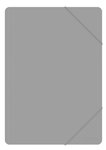 Teczka Z Gumką Office Products A4 PP 500 mikr. 3-Skrz. Szara