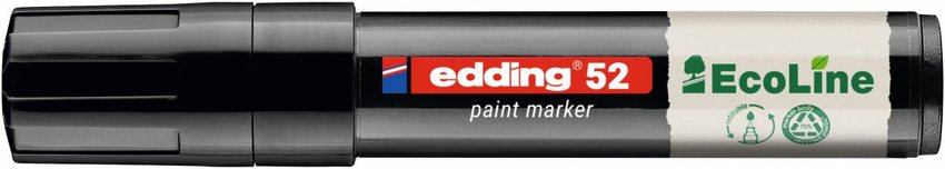Marker olejowy na bazie wody e-52 EDDING EcoLine 4-15mm czarny