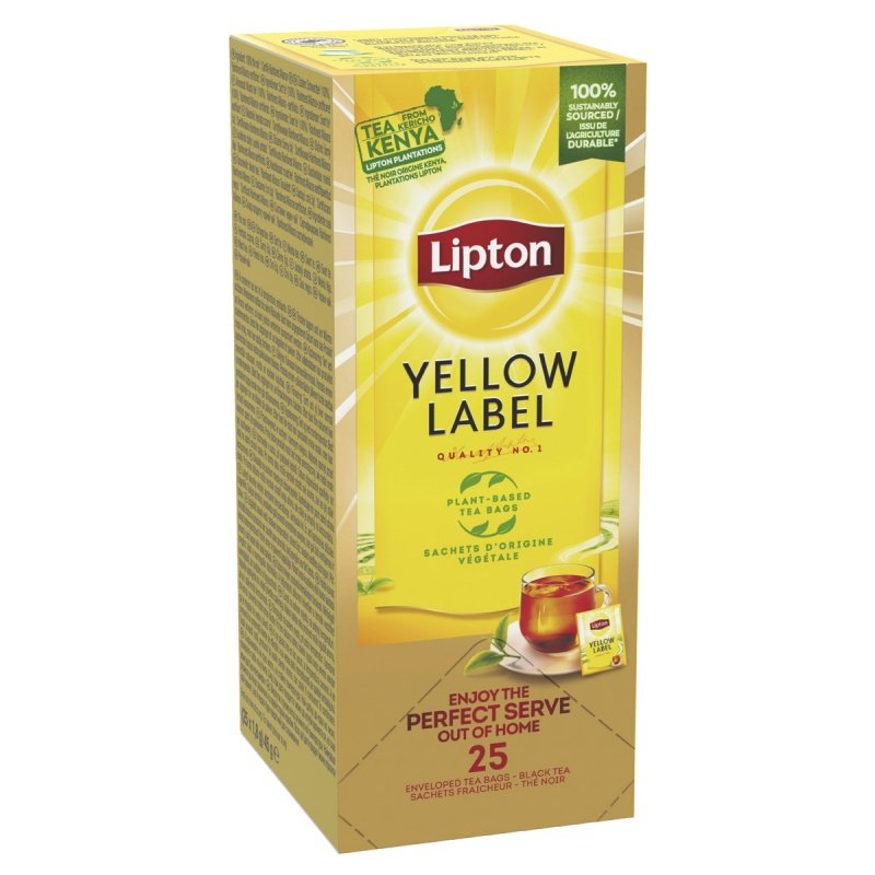 Herbata Lipton 25 torebek Yellow Label