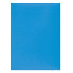 Teczka Z Gumką Office Products Karton A4 300Gsm 3-Skrz. Jasnoniebiska