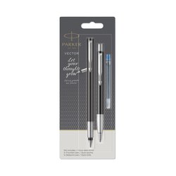 Parker Długopis i Pióro Wieczne Vector Czarne + Nabój