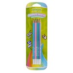 Ołówek trójkątny pastel HB 4 szt / Cricco