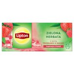 Herbata Lipton Zielona Z Nutą Truskawki I Maliny 20 Torebek