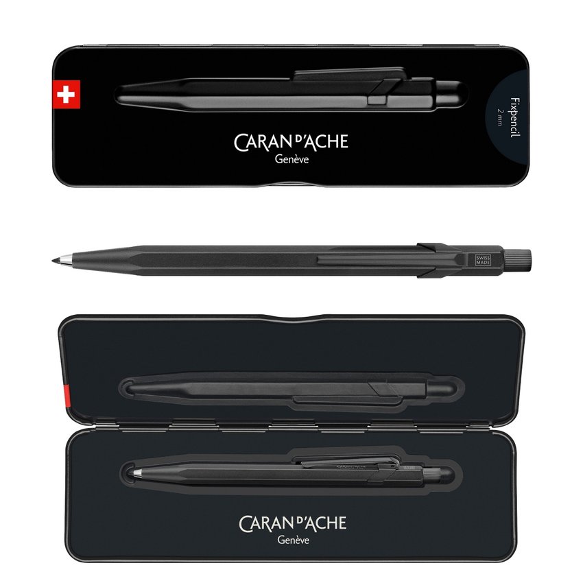 Ołówek CARAN D'ACHE Fixpencil Black Code 2mm czarny