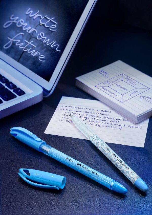 Długopis K-One 0.5/0.7 Mm Mix Kol. Czarny/Niebieski Display 40 Szt. Faber-Castell