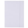 Teczka z gumką OFFICE PRODUCTS Budget Pro karton biała wewn., A4 250gsm 3-skrz., biała