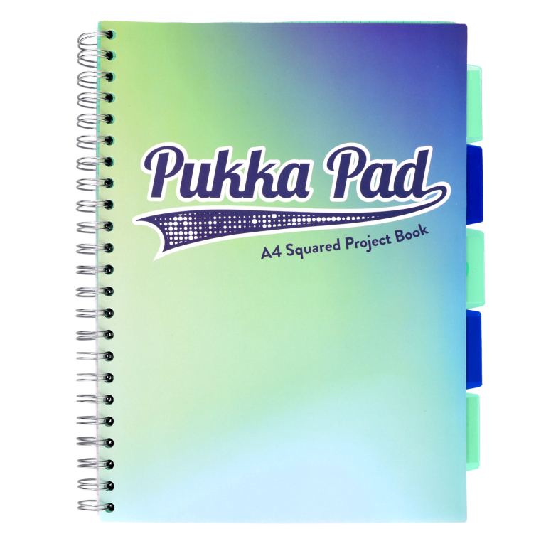 Kołozeszyt A4 100K kratka Project Book Seafoam / Pukka Pad