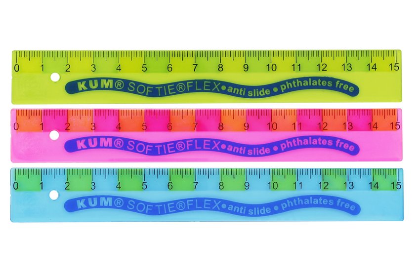 Linijka 15Cm Softie Flex W Woreczku, Opakowanie Kartonowe Kum