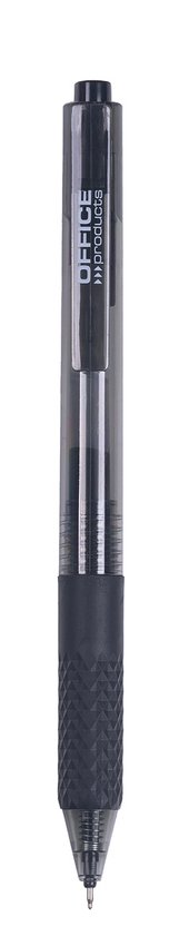Długopis automatyczny żelowy OFFICE PRODUCTS  gr. linii 025mm dł. linii 1200m czarny