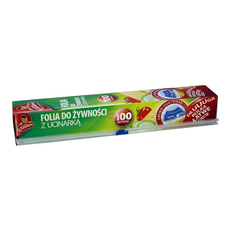 Folia Do Żywności 100m Box z Ucinarką /Anna Zaradna