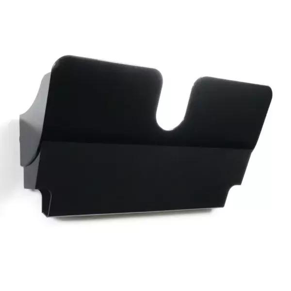 Pojemnik na Ulotki Flexiplus A4 Poziomy Magnetyczny Czarny /Durable