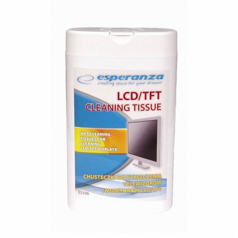 Chusteczki Do Czyszczenia Lcd/Tft A'100 / Esperanza
