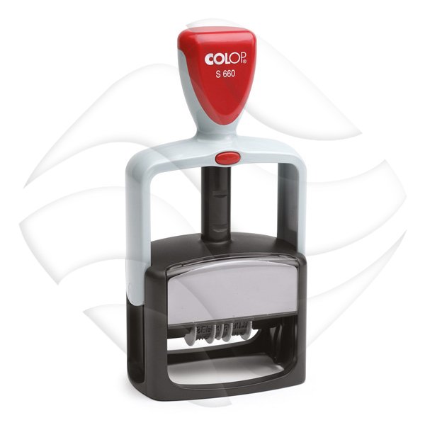 Datownik Colop S660 ISO Puduszka Czerwona