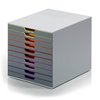 Pojemnik z 10 Kolorowymi Szufladkami VariColor /Durable 761027