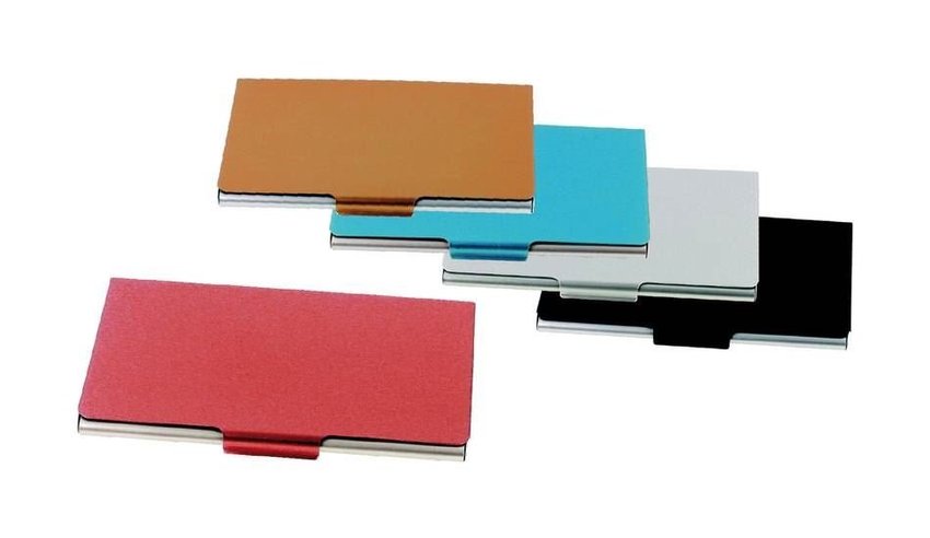 Wizytownik Kieszonkowy J01.1223 Metal Niebieski /MPM