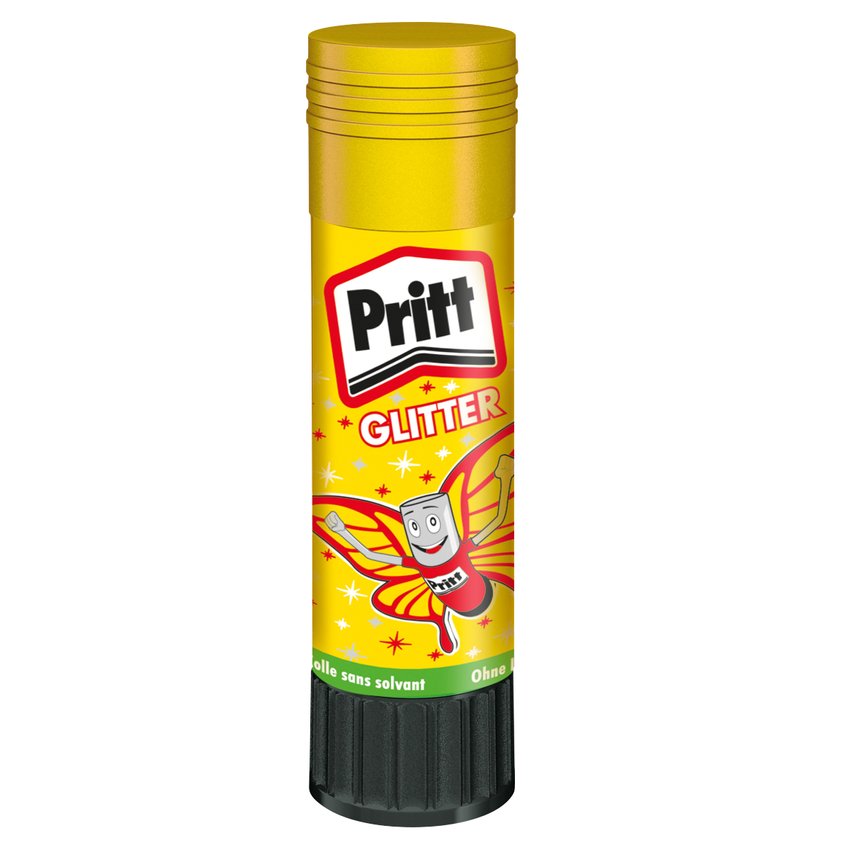 Klej w sztyfcie PRITT z brokatem 20g mix kolorów