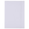Teczka z gumką OFFICE PRODUCTS Budget karton  A4 250gsm 3-skrz., biała