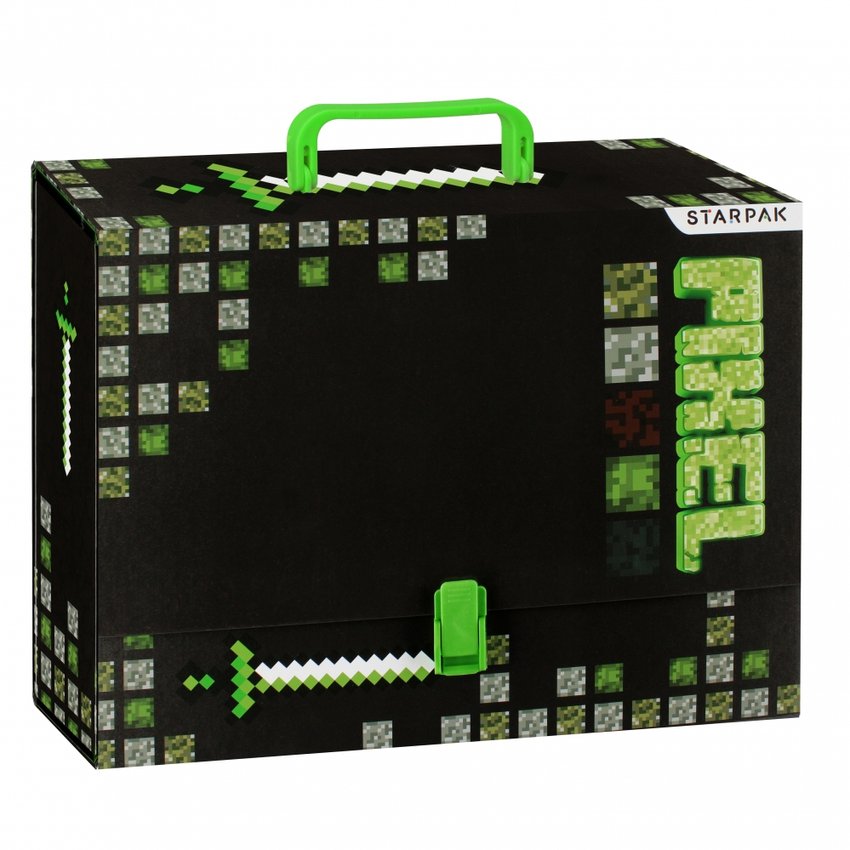 Teczka z Rączką A4/95mm Pixel /Starpak