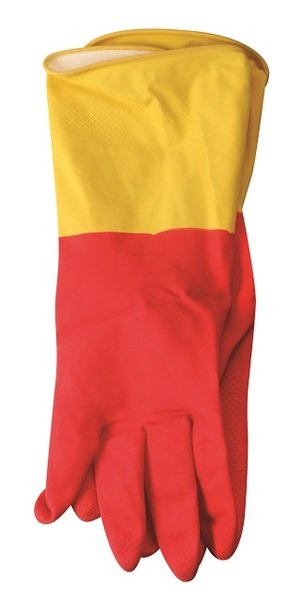 Rękawice Gumowe M Dwukolorowe /Master