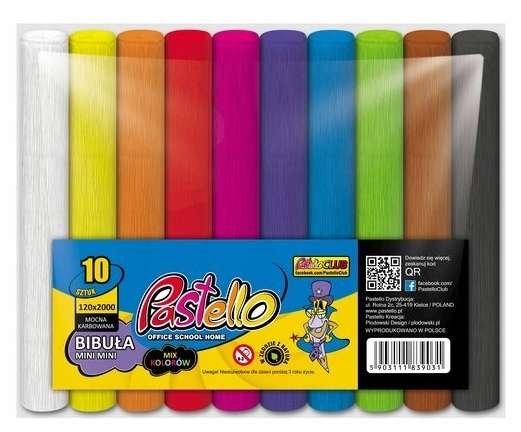 Bibuła Mini 10kol 120x2000 /Pastello