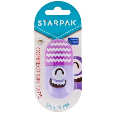 Korektor w Taśmie 5mm x 6m Robbi Fioletowy /Starpak