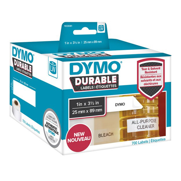 Etykieta Dymo Durable Wielofunkcyjna - 25mm x 89mm