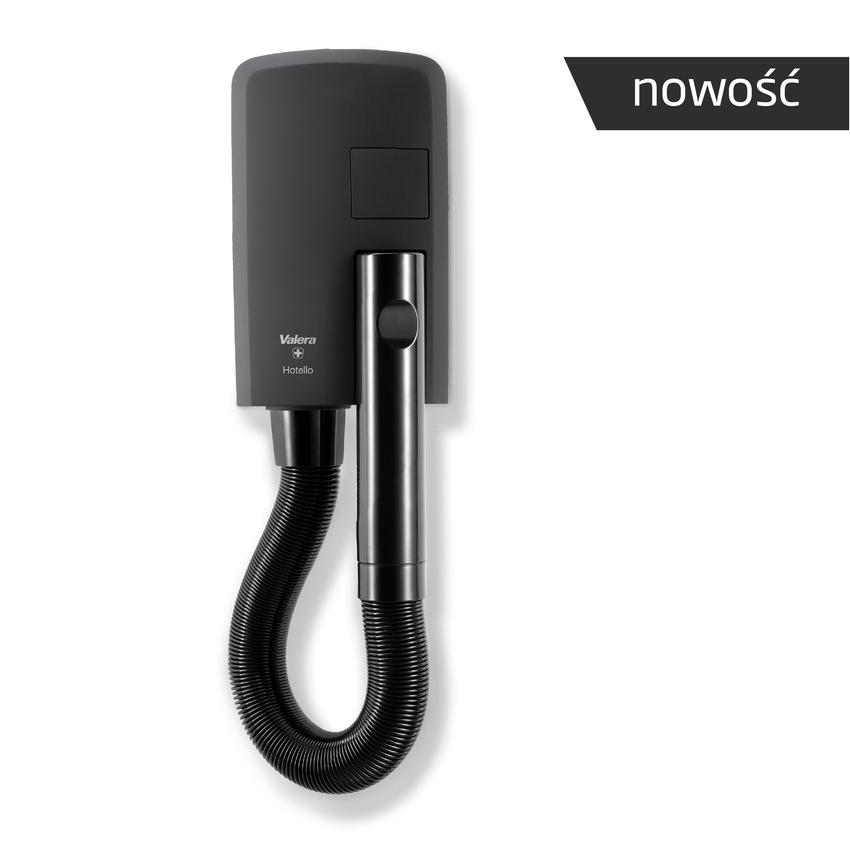 Suszarka hotelowa do włosów 1200 W HOTELLO Valera Czarna / Valera