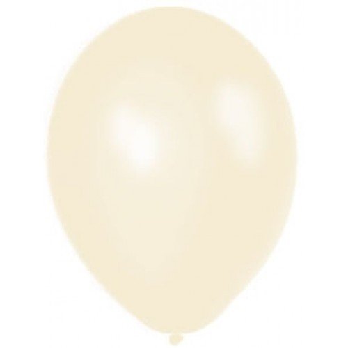 Balony Metalik 12 A'100 Kremowe /Kw