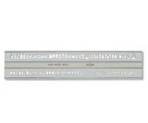 Szablon Cyfrowo-Literowy 2,5mm /K-I-N