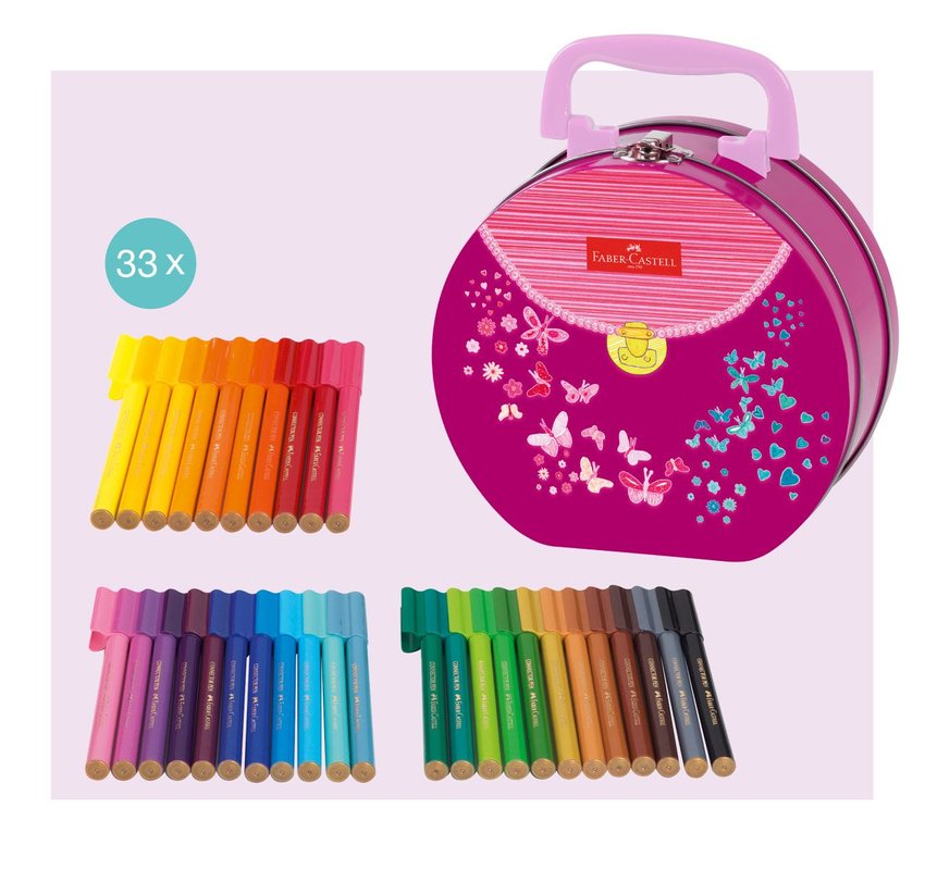 Flamastry Connector 33 Szt. Torebka Faber-Castell