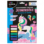 Zestaw Rysunkowy z Pastelami Jednorożec /Kidea