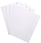 Teczka z gumką OFFICE PRODUCTS karton A4 300gsm 3-skrz., gumka mix kolorów biała