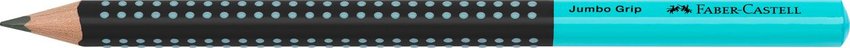 Ołówek Jumbo Grip Two Tone Czarny/Turkusowy Faber-Castell