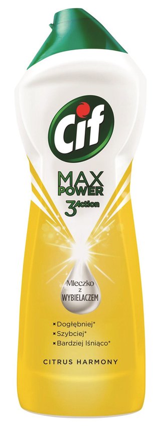 Cif Mleczko Do Czyszczenia 780g Cytryna Max Power 3 Action
