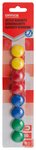 Magnesy Do Tablic Office Products  Okrągłe Średnica 20mm 8Szt. Blister Mix Kolorów