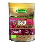 Bio Żurawina Suszona Z Sokiem Jabłkowym Bakalland 100g
