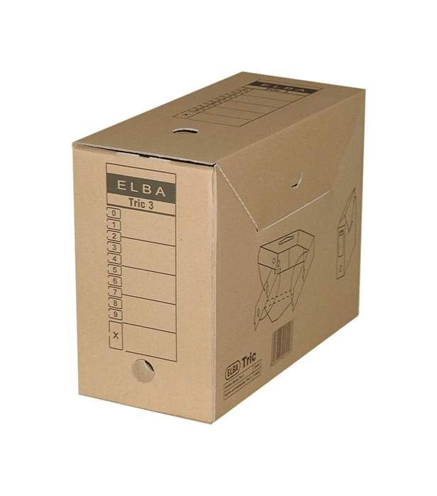 Pudełko Archiw. A4/155mm (TRIC 3) na Teczki  Zawieszkowe [E83402]  /Elba