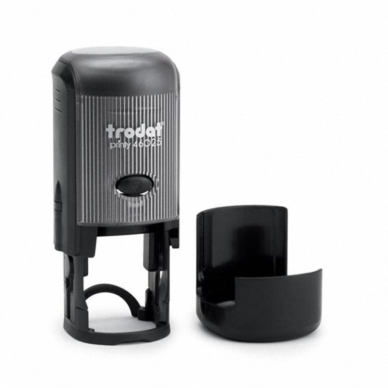 Pieczatka Samotuszująca Czarna Okrągła Trodat 46025 śr.25mm