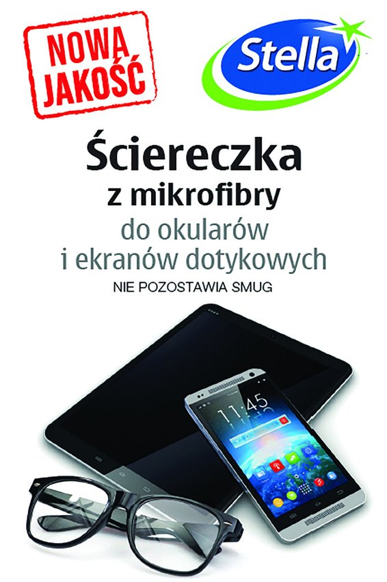 Ściereczka z Mikrofibry Do Okularów i Ekranów Dotykowych /Stella