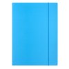 Teczka z gumką OFFICE PRODUCTS Fluo soft touch karton/lakier A4 320gsm 3-skrz., mix kolorów
