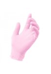 Rękawice Nitrylowe Bezpudrowe Różowe S 100szt. /Medasept